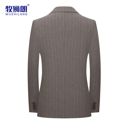 Mushilang suit men's slim business professional formal suit men's fashion suit groomsmen suit groom suit wedding dress