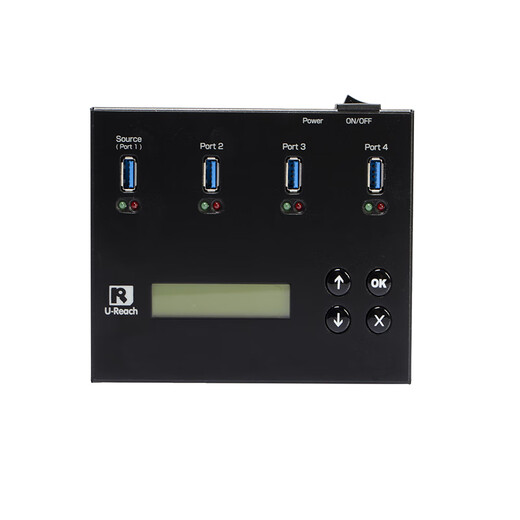 UReach A1JD high-speed 1-to-3 USB3.1 duplicator PCIe NVMe m.2 hard disk duplicator system duplicator comes standard with 4 m.2 (NVMe)/2.5SATA transfer boards