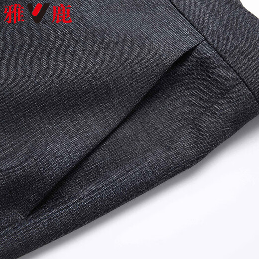Yalu anti-wrinkle iron-free trousers men's mid-high waist business suit trousers autumn dad trousers suit straight trousers