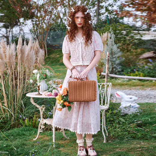 Wancaoyi 2025 new summer fashion suit H11411429 light pink L