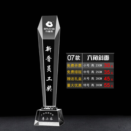 Crystal trophy custom medal authorized plate creative gift student company competition children's thumb basketball football games corporate employee awards veterans souvenirs mini thumbs please contact customer service to place an order
