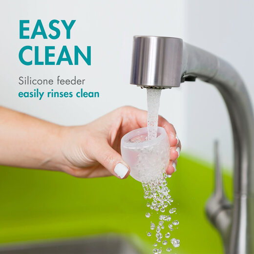 Boon silicone fruit and vegetable bites for babies, self-feeding food aid, refrigerated to relieve teething, 6 months and above