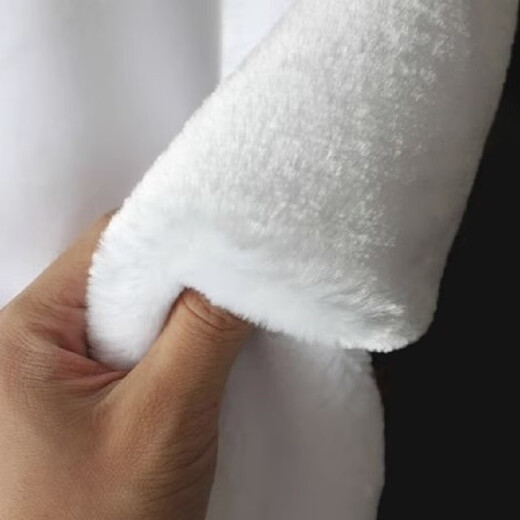 Pei Linkai white black plush fabric jewelry cabinet display doily jewelry mat mobile phone counter mat base cloth background blanket 60x120cm white (including overlocking and no lint)