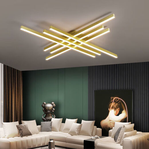 永智全屋灯具套餐三室两厅欧式客厅灯2024年新款简约现代大气高端led 黑色两室一厅A无极 三色