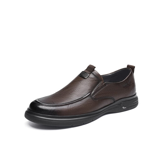 Red Dragonfly Men's Shoes New Business Casual Leather Shoes Commuting Men's Shoes Soft Sole Dad Shoes WTA33105 Brown 39