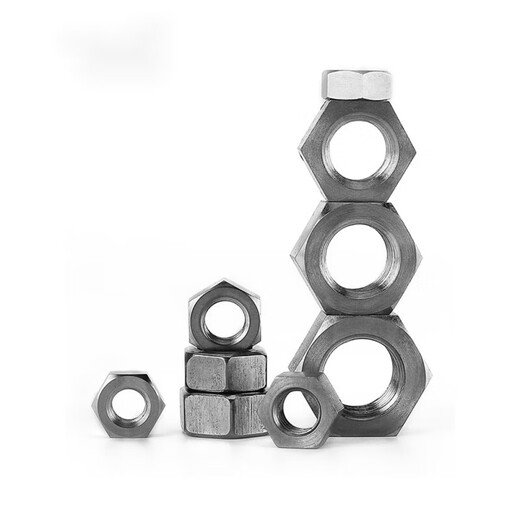 Duzun TA2 pure titanium nut titanium nut pure titanium hexagonal screw nut M4M5M6M8M10M12M14M16M18M20M24 titanium nut M24 (1 piece)