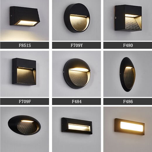 Outdoor Treppe Wasserlampe Nacht Lampe Wandlampe Fuß Lampe Trittkino Stieflampe Erfassungs Ecklampe LED D693 173*80 mm 3W warmes Licht immer hell hell hell hell