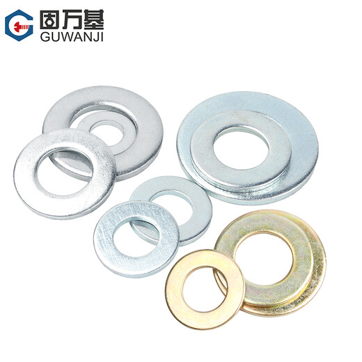 GUWANJI (GUWANJI) 8.8 grade flat gasket, round, thickened, metal screw washer, iron galvanized Washer M3M4M5-M30 The following products are made of color zinc plating