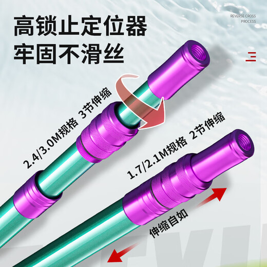 JIADIAONI New Soul Fishing Bracket Rod Rack Carbon Turret Stand Ground Plug Super Hard Fishing Rod Rack Fishing Gear Rack Rod Fishing Box Special 1.7m New Soul Bracket (with rear hanging)