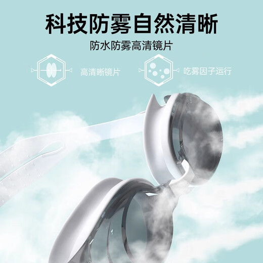 Jiehu swimming goggles high-definition waterproof and anti-fog myopia degree swimming goggles for men and women adult professional swimming equipment swimming cap set black - myopia optional 800 degrees