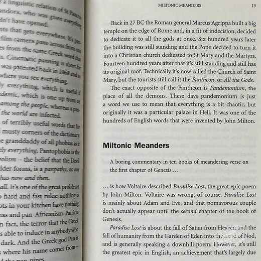 读完本书你可能会成为一个话痨 词源词典 英文原版 The Etymologicon