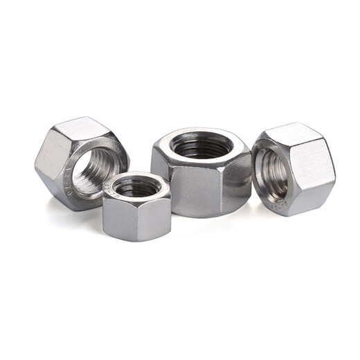 Jinggong 304 stainless steel thickened hexagonal nut stainless steel thickened nut thick screw cap GB6175 40% off M8*1.25 thickness 7.5mm 5 pieces