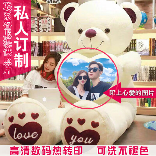 
Steimeng (ShiTaiMeng) Teddy Panda Doll Girls' Birthday Gift Extra Large Hug Bear Plush Toy Doll Doll Big Bear Purple Love (dedicated to my little princess) [Promotional Price] Full length 80 cm [Color bag +
