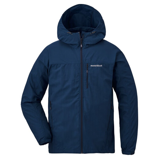 Montbell outdoor spring and summer men's sports and leisure sun protection windproof comfortable hooded jacket 1103320 NV navy blue L
