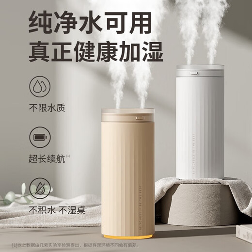 Car household small humidifier air purification charging model wireless suitable for Xiaomi SU7 Wenjie and other series Glacier White Plug-in Model 77*77*181mm