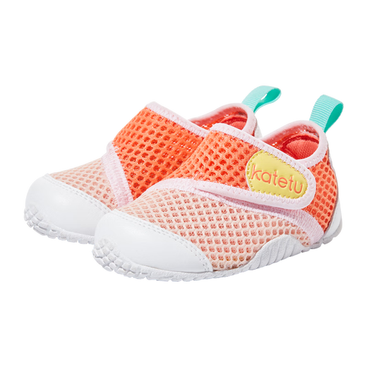 Carter Rabbit children's shoes baby toddler shoes autumn children's sandals soft sole mesh baby shoes boys and girls kindergarten indoor shoes orange pink white 24 inner length 14.5cm foot length 13.6-14.2
