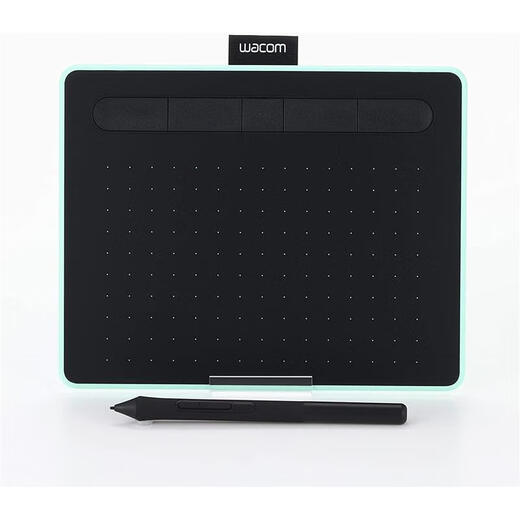 Wacom Japanese version Wacom Intuos series new Intuos hand-painted tablet colorful digital tablet hand-painted design 4096 levels of pressure sensitivity 4100WL/E0 mint green Bluetooth/wired version
