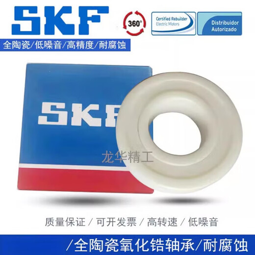 SKF Swedish ceramic bearing zirconia high temperature resistant 6300 6301 6302 6303 6304 6305 customized SKF 6301CE-2RS1
