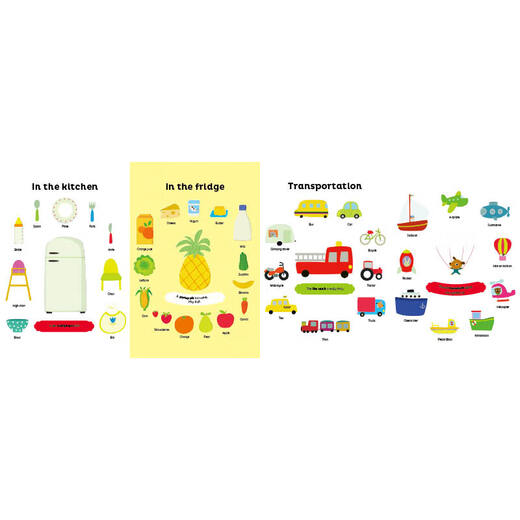 我的第一本触摸书系列：感受 Touch picture book Words 进口原版 英文书