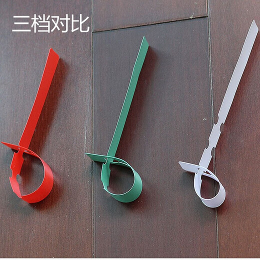 西普顿环套标签PVC塑料标签园艺用品苗木标签防水标签兰花标签扣标牌 三节白色100张