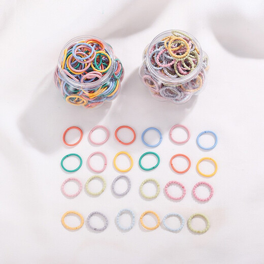Chimera (CHIMERA) 2 cans of Morandi color children's rubber bands that do not hurt hair ropes and hair accessories, small fresh and cute hair ropes and hair ties