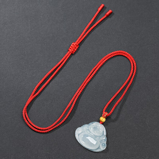 Phoenix Jewelry Ice Jade Jade Buddha Pendant Female Maitreya Buddha Natural Jade Necklace Mother Price Guaranteed 11.11