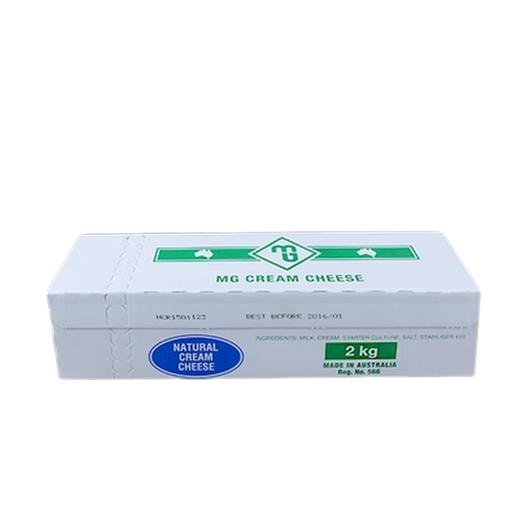 Mioclando Cream Cheese 2kg Cake Cream Cheese Light Cheese Commercial Home Baking Ingredients MG Cheese