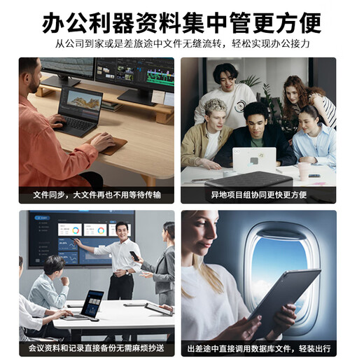 Zhixiaohui WITXIAOHUI Private Cloud A3 Quad-Core-NAS-Netzwerkspeicher Home Personal Cloud Festplattenschrank Server Fotoalbum Backup-Dateisynchronisierung Mobiltelefon Tablet-Erweiterung Einzelfestplatte Einstiegsklasse A3 Pro Schwarz 4+32G unterstützt 3,5-Zoll-Festplatte