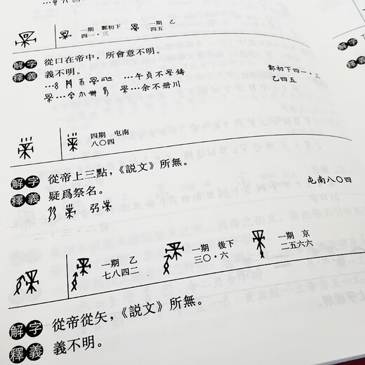 甲骨文字典（横排本）