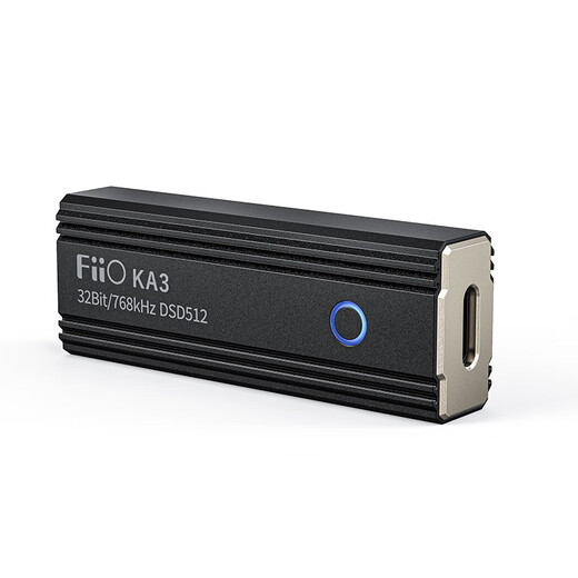 FiiO KA3 decoding headphone amplifier HIFI balanced 4.4 computer sound card Android mobile phone power amplifier portable small tail adapter cable KA3