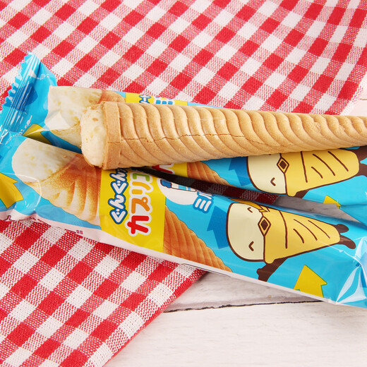 Japan imported Glico cup-shaped biscuits 87g ice cream snow cone cone children's Internet celebrity snack Glico ice cream cone 87g