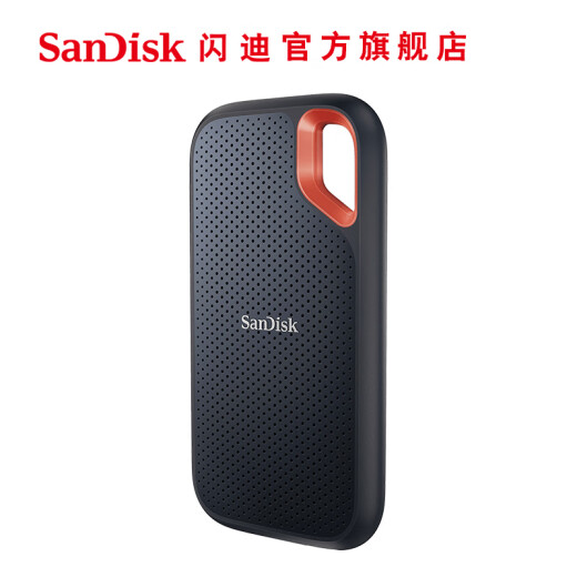 闪迪（SanDisk） Type-C接口NVMe高速SSD移动固态硬盘E61存储USB3.2Gen2 黑色 高速读取1050MB/S 至尊极速卓越版1TB（送收纳包）