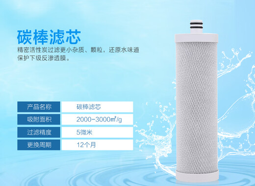 Xinyuan Filterelement eignet sich für Qinyuan-Wasserreiniger KRT2800/3800/3820/3890 Ferlange und andere Wasserreinigerfilterelemente nach montierter Aktivkohle