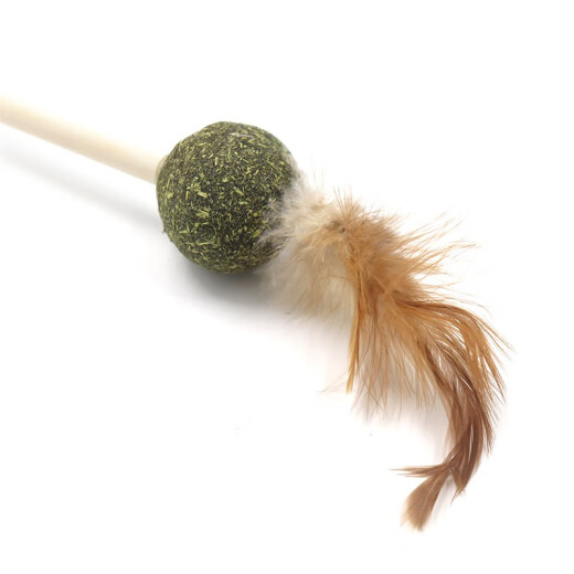 Crazy Host (CrazyHost) Cat Toy Cat Stick Feather Catnip Lollipop Teeth-Resistant Bite-resistant Log Color Cat Toy Cat Supplies