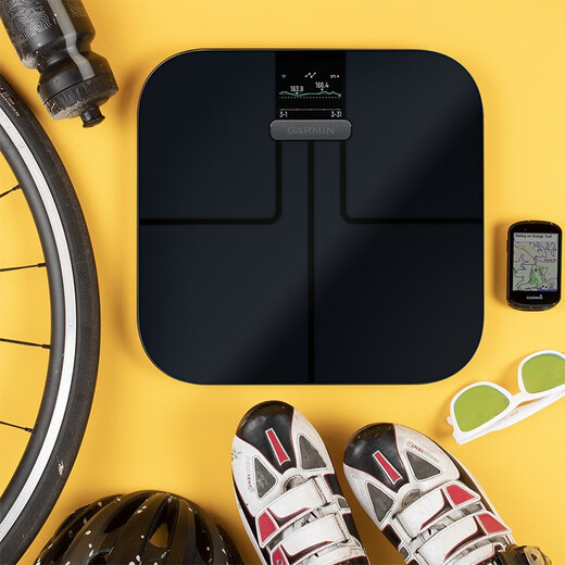 Garmin (GARMIN) Garmin GARMIN body fat scale IndexS2 electronic scale weight body scale home fat scale black