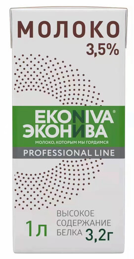 斯拉贡进口俄罗斯艾可尼娃全脂纯牛奶1L装 【1盒】3.5%全脂牛奶+饼干