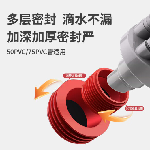 Yujin (HSPA) sewer deodorant artifact kitchen drain three-way sealer water purifier drain joint sealing plug 7331