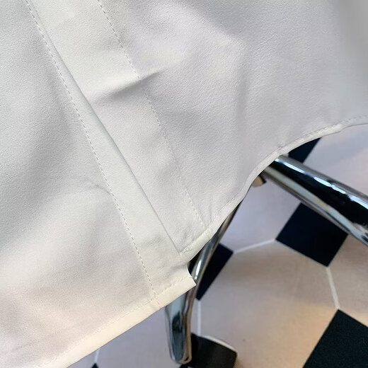 DIDISHA college style black dk shirt men's high-end street style loose layered top niche design couple wear spring and autumn 2229+ tie white L