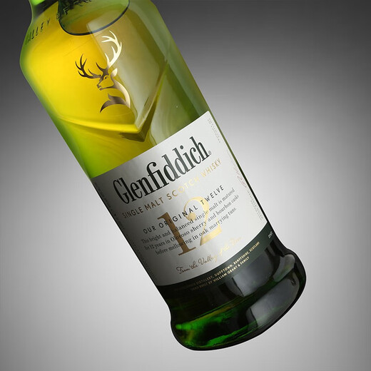 格兰菲迪（Glenfiddich）12年 苏格兰斯佩赛单一麦芽威士忌 1000ml 进口洋酒 礼盒装