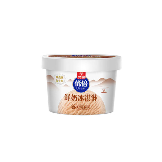 Guangming Brand Excellent Milk Ice Cream 90g 4 cups (original flavor*2 cups+Longjing flavor*1 cup+Dahongpao*1 cup)