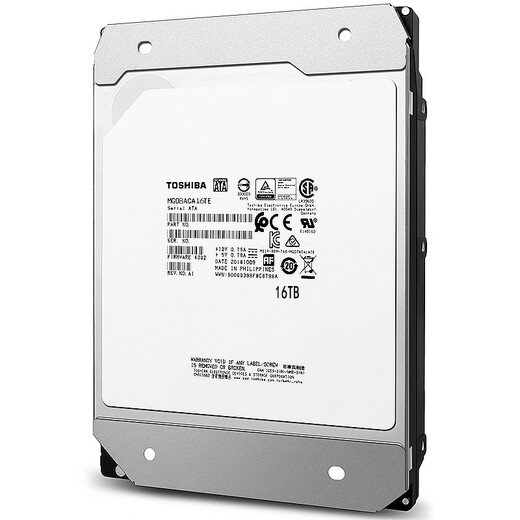 TOSHIBA 16TB 7200 rpm 512MB SATA interface vertical CMR helium mechanical hard drive enterprise-class hard drive (MG08ACA16TE)