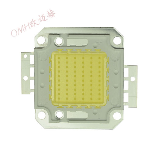 OUMAIHE LED floodlight integrated light source lamp bead high power 50W super bright chip 100W wick lamp chip accessories 36V10w domestic Sanan chip full watt 2 years old replace with new 50W x white