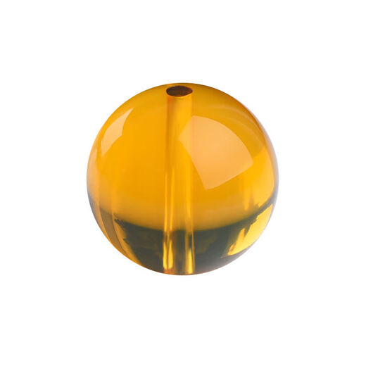 Shiqian 5A blue amber loose beads round beads, purified gold orchid amber single beads, multi-bead Buddha beads bracelet, star and moon bodhi accessories, exquisite 14mm single bead (purified water)