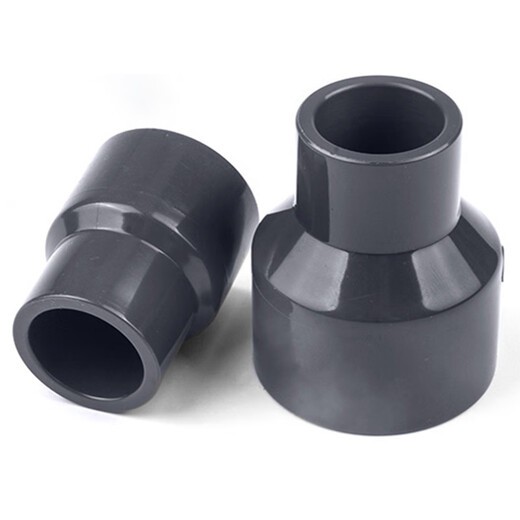 Junyou UPVC gray large and small head water supply and drainage reducing adapter, inner diameter 90*63mm