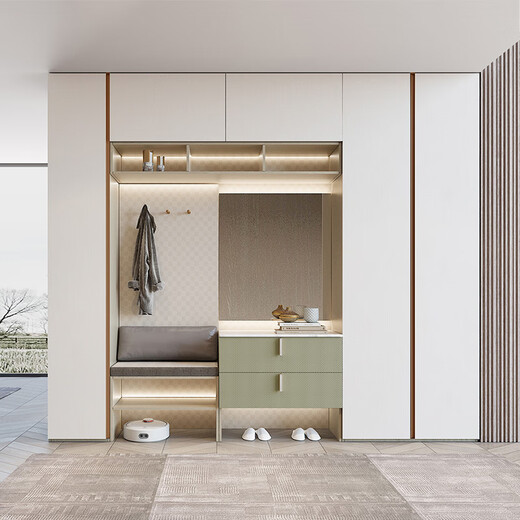 Sofia Customized Wardrobe Bedroom Cabinet Light Luxury Cloakroom Overall Large Wardrobe Whole House Customized Bedroom Furniture Storage Cabinet Yuan/Misu Series