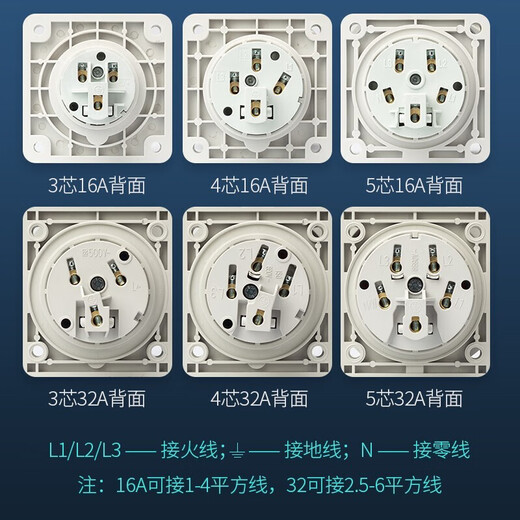 Chint (CHNT) industrial plug IP44 aviation plug 345-core exposed male and female docking 380V connector waterproof socket 220V plug + exposed socket-3 core-16A