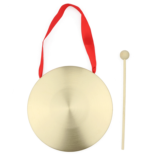 铜镲儿童三句半道具铜锣鼓镲套装幼儿园打击乐器铜擦3句半 铜锣_(直径15厘米)A款