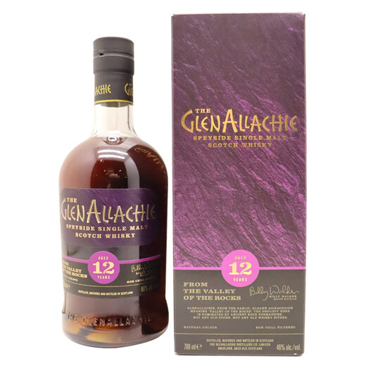 格兰纳里奇（GlenAllachie）12年 苏格兰斯佩赛 单一麦芽威士忌 700ml 46度 礼盒装 进口洋酒