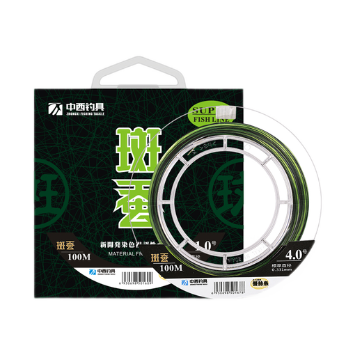 Chinese and Western fishing line spotted silkworm 100 meters 150 meters rock fishing sea fishing line fishing line main line sub-line throwing long-range fishing line Japanese imported fishing line raft fishing line Taiwan fishing line 100 meters 1.0#