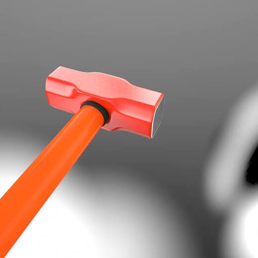 Yuanqiu large octagonal hammer long handle decoration large hammer hammer tire iron hammer heavy wall smashing wall smashing hammer demolition fire hammer 10 pound octagonal hammer with handle